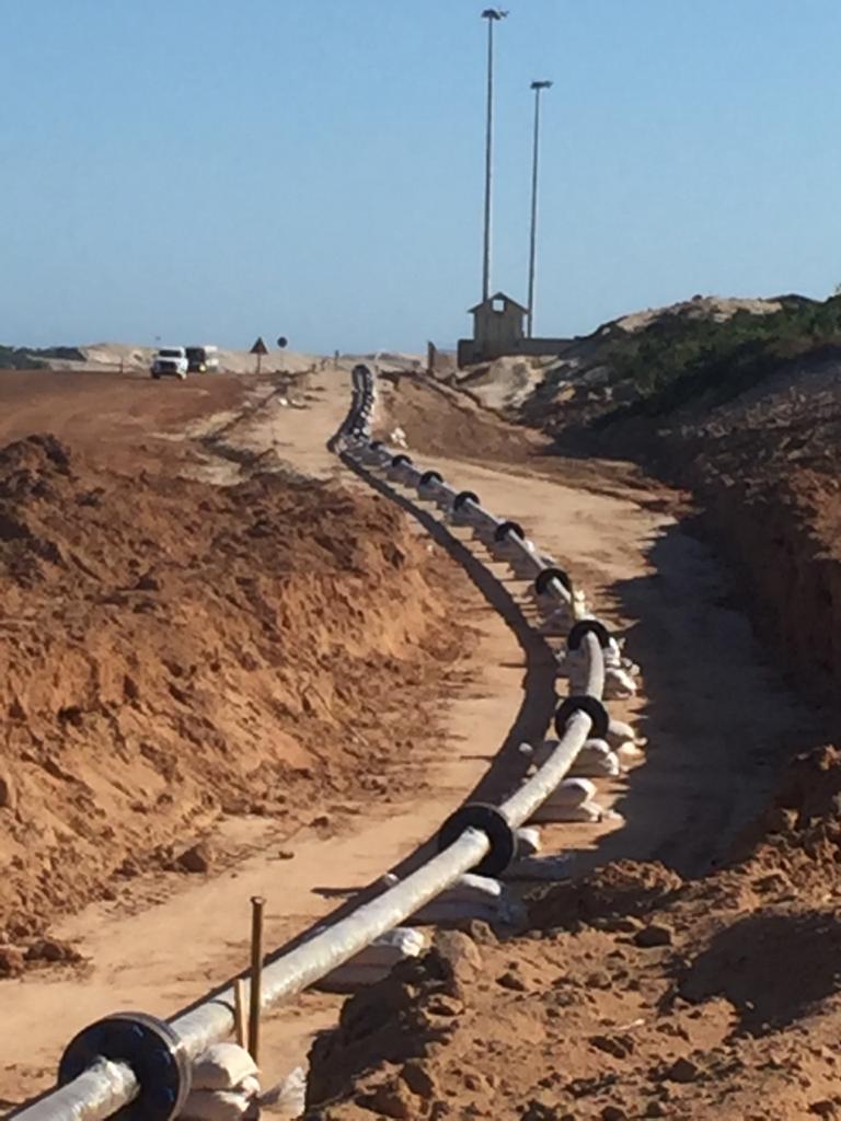 Overland Raw Water & Slurry Pipeline - FIDIC Contract